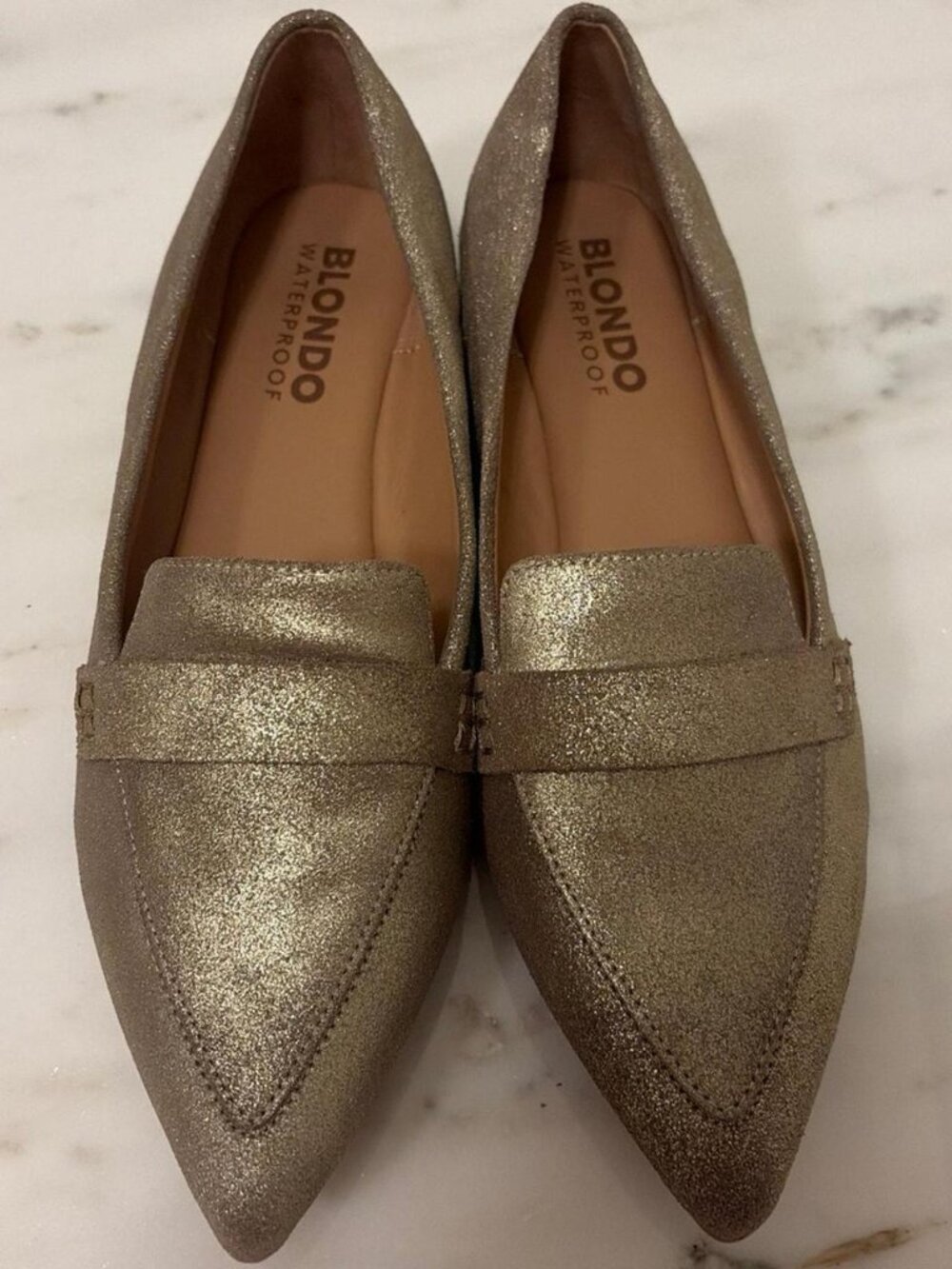 Blondo Women's Gold Loafers